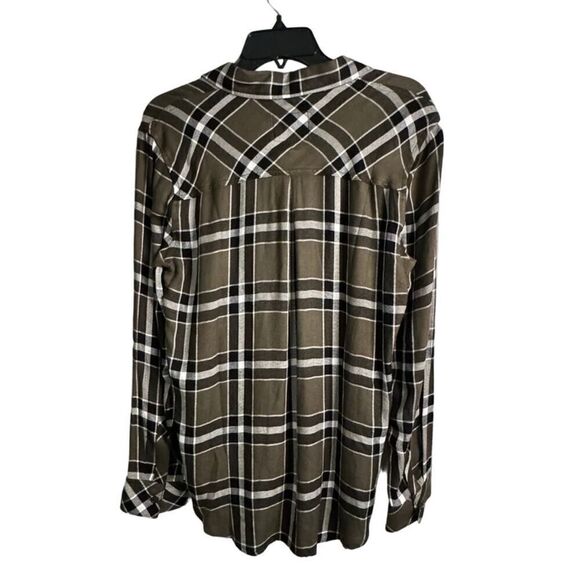 RAILS NWT Hunter Plaid Button Down in Kalamata Black Size XS - Picture 6 of 10